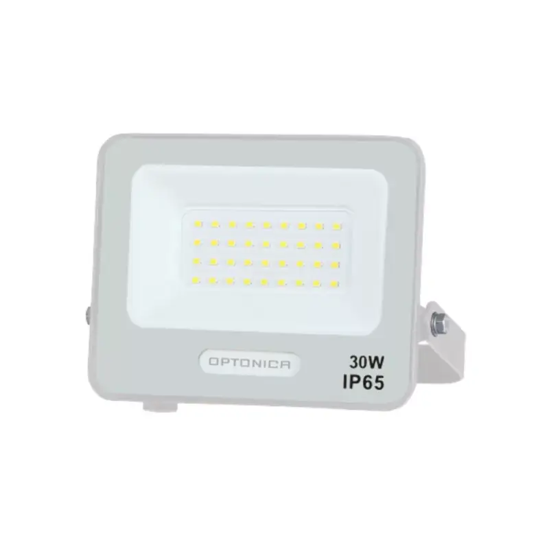 LED smd reflektor fehértel, IP65-ös kivitelben, 15 cm-es kábellel, 30W, 3000K, meleg fehér, 2700 lm, Optonica, 15809 Azonnal elérhető