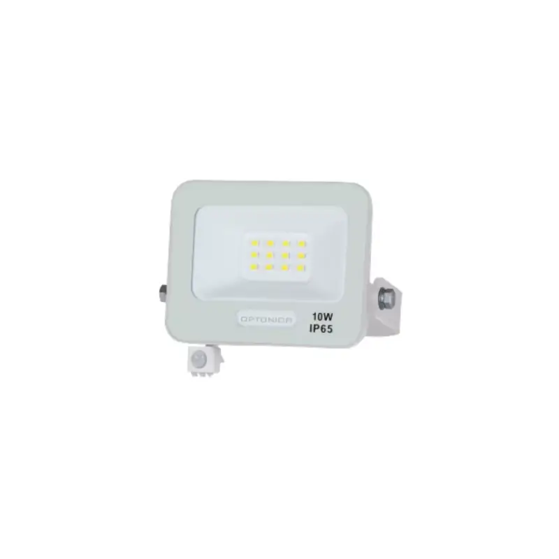 Csak ma LED smd reflektor IP65 fehértel és érzékelővel, 10W, 6000K, hideg fehér, 900 lm, Optonica, 15837