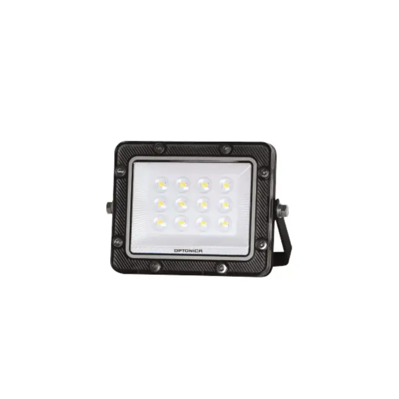 LED smd reflektor feketetel, IP65 - LUMILEDS chip, 10W, 6000K, hideg fehér, 1000 lm, Optonica, 15874 Expressz szállítás