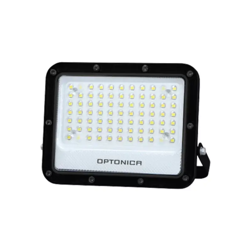 Gyors kiszállítás LED smd reflektor feketetel, IP65 - LUMILEDS chip, 50W, 6000K, hideg fehér, 5000 lm, Optonica, 15883