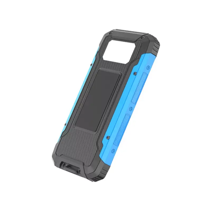 Olcsó Power bank 10000mah 3.7v napelemes: 1.2w fekete+kék LED: 2w, fekete/kék, Optonica, 7691