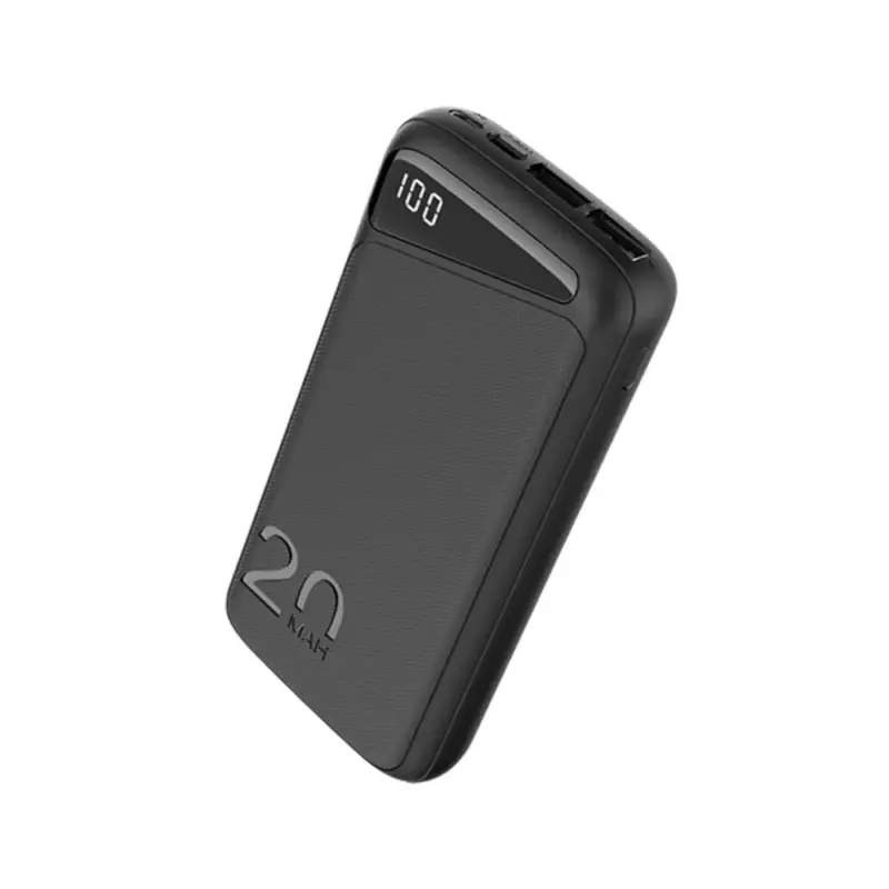20000mah 3,7v-os fekete mikro/c típusú power bank max. teljesítmény: dc 22,5w, Optonica, 7695 Legjobb ár