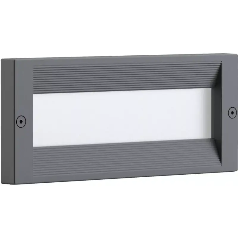 Outlet Fali lámpa alumínium, átlátszó pc E27 foglalat IP54, Optonica, 7538
