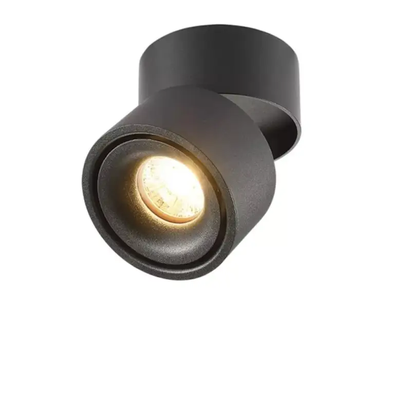 Legnépszerűbb LED mélysugárzó, felületre szerelhető, 12w, fekete, 3000k, bridgelux-chip, állítható, meleg fehér, 960 lm, Optonica, 12006