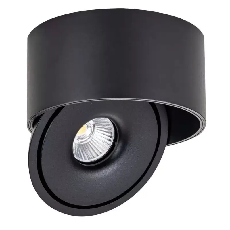 Nézd meg most LED cob mélysugárzó 20w kerek forgatós fekete - bridgelux, CCT, 2000 lm, Optonica, 12021
