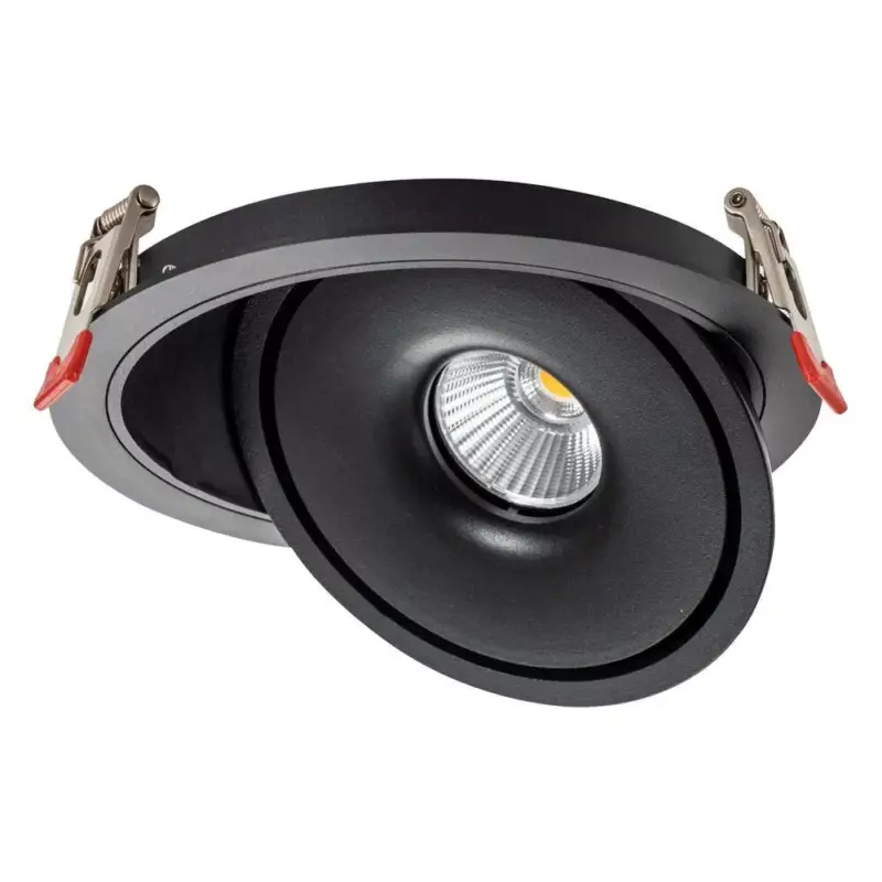 LED cob mélysugárzó 10w kerek forgatós fekete - bridgelux, CCT, 1000 lm, Optonica, 12025 Nézd meg most