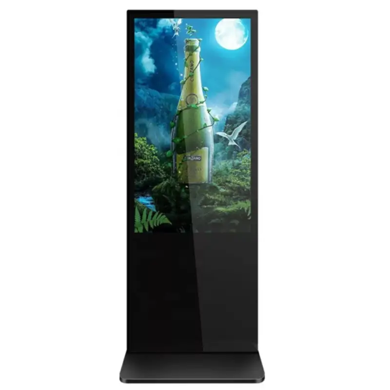 Szuper akció LED reklámkijelző 2k 43 hüvelykes álló állvány android - érintőképernyős, fekete, Optonica, 10671