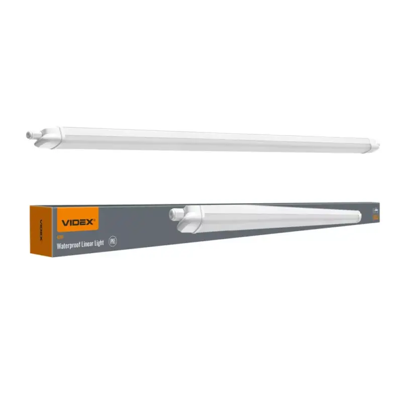 Videx Batten LED lámpatest IP65 40W 1.2M 5000K 220V Expressz szállítás
