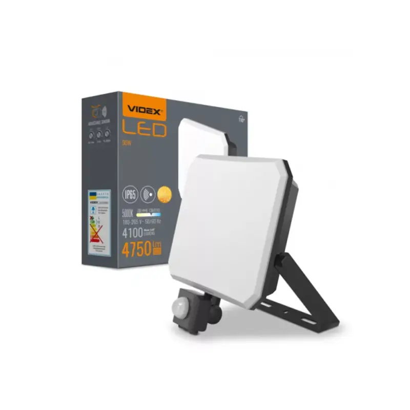 Kedvezményes ár Videx 20 W-os LED reflektor mozgásérzékelővel 1900lm 5000K