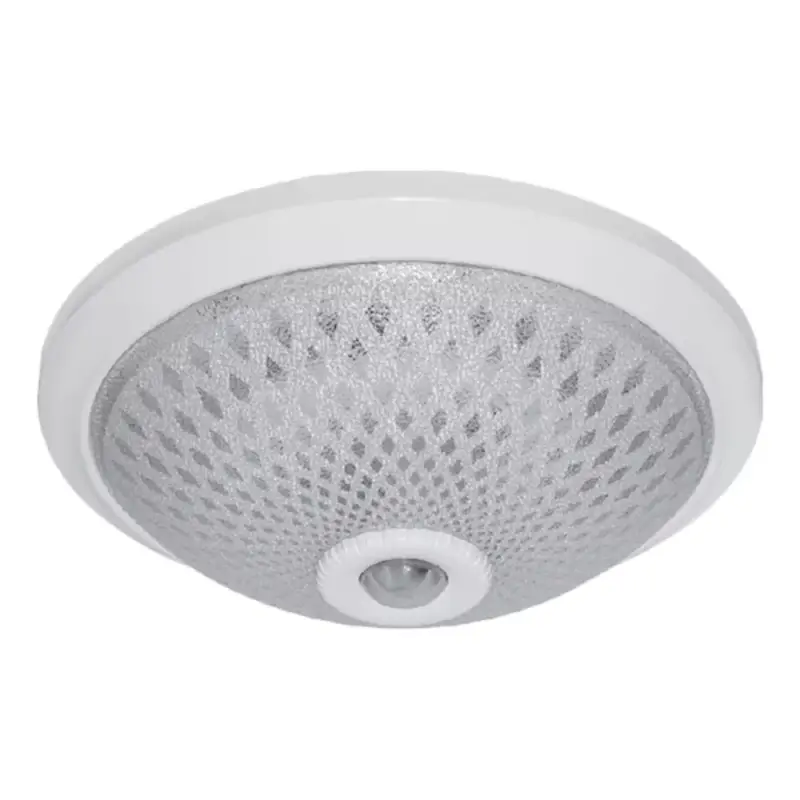 LED MENNYEZETI LÁMPA MOZGÁSÉRZÉKELŐS 2XE27 D300mm FEHÉR Expressz kézbesítés