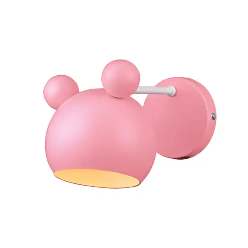 Legjobb ár MICKEY FALI LÁMPA 1XE27 RÓZSASZÍN