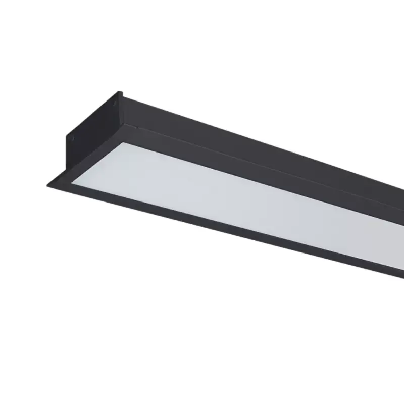 Népszerű HIGH POWER LED PROFIL SÜLLYESZTETT SZERELÉSŰ S48 50W 4000K FEKETE