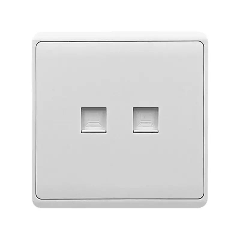 LONDON DOUBLE COMPUTER RJ45 SOCKET WHITE Szezonális akció