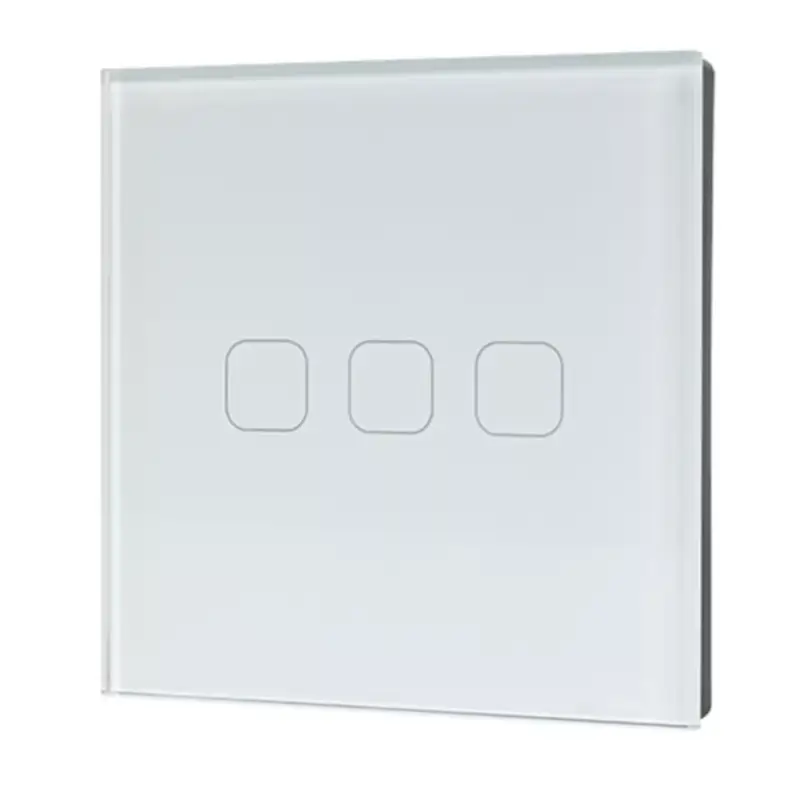 WI-FI SMART TOUCH EU 3 GANG 1 WAY SWITCH WHITE Szuper akció