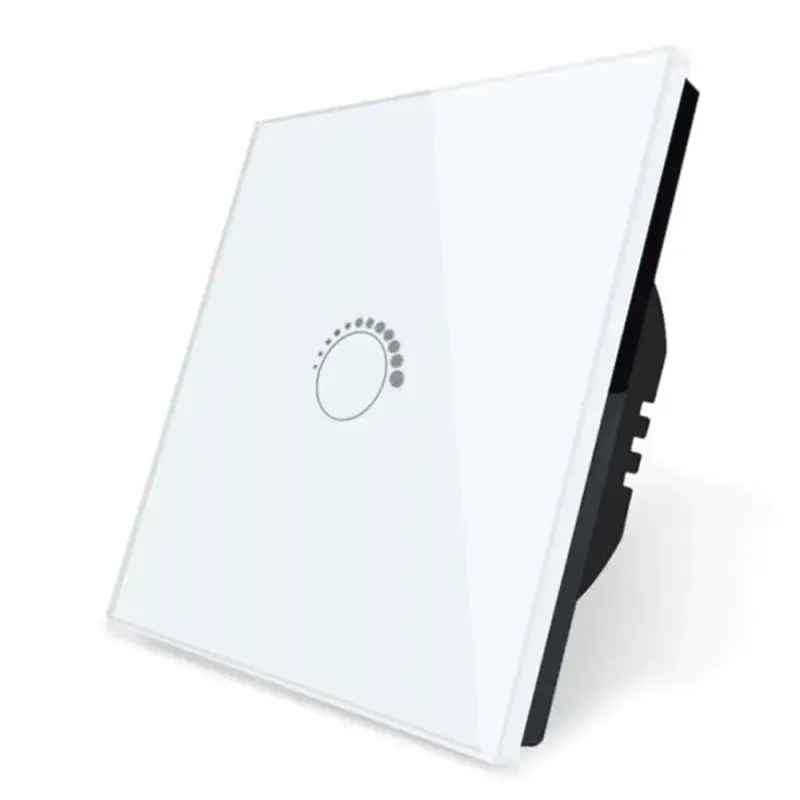 TOUCH RF433 EU 1 GANG 1 WAY DIMMABLE SWITCH WHITE Prémium