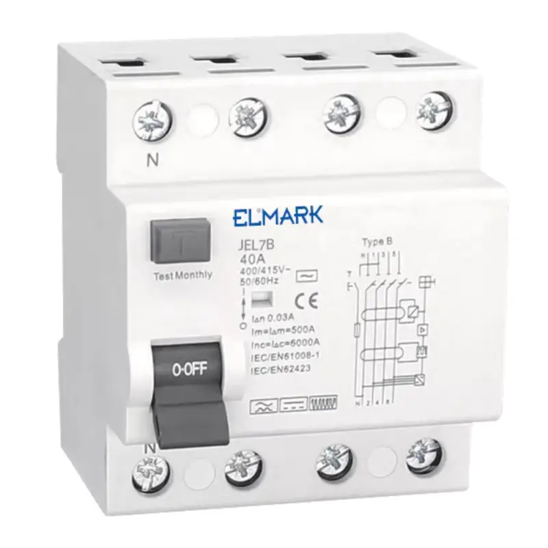Ajánlat ELECTROMAG. RCCB JEL1B 10kA 4P TYPE B 40A/30mA