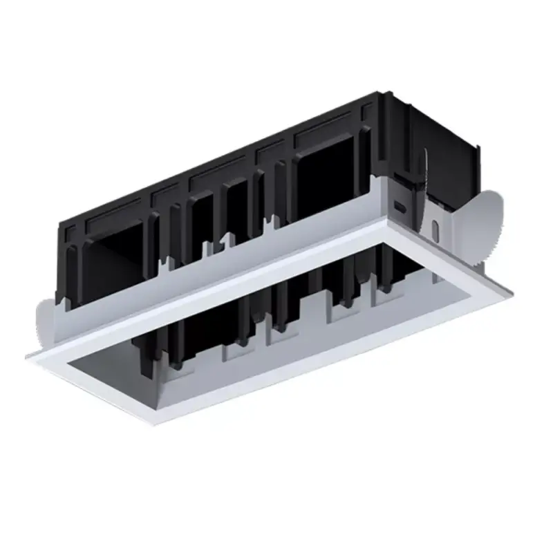 MODENA 3 MODULE RECESSED BOX WITH FRAME WHITE Utolsó esély