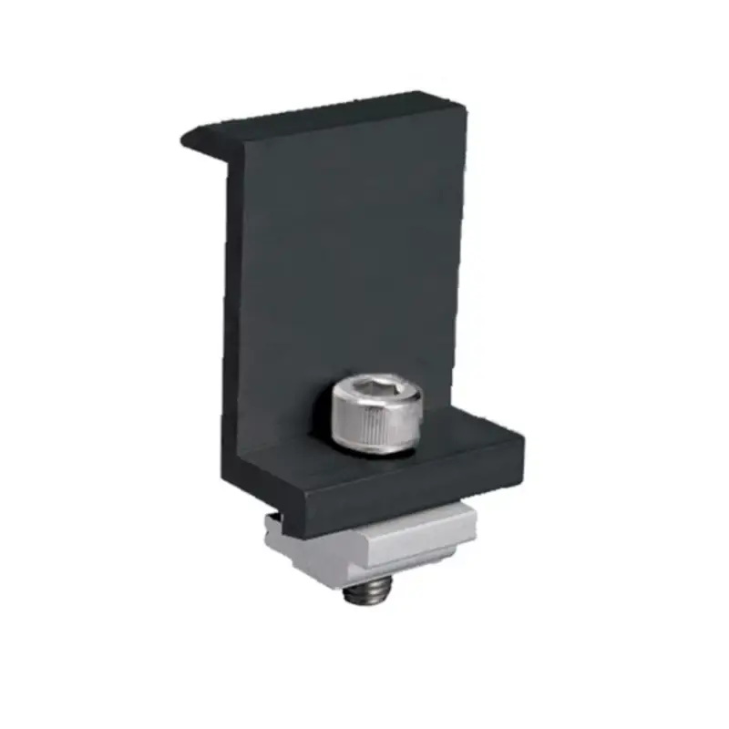 EL-EC END CLAMP FOR FRAMED PANEL 35MM BLACK Kiárusítás