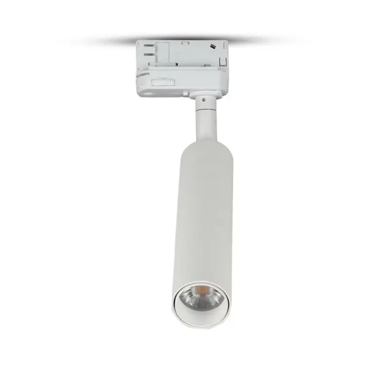 LED sínes PRO Slim spotlámpa, 15w, 5000K, hideg fehér, 1200lm, 24°, fehér, CRI>90, V-TAC, 358 Prémium