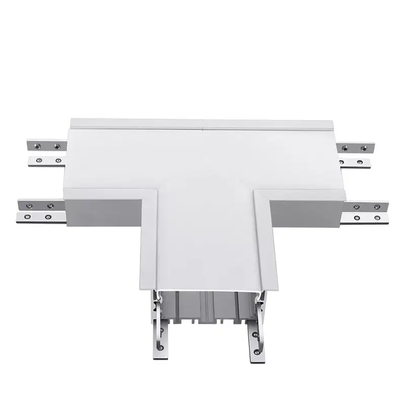 Vedd meg most Lineáris LED lámpatest tartozék - T alakú csatlakozó, 14w, 4000K, természetes fehér, 1200lm, 120°, fehér, CRI>80, V-TAC, 391