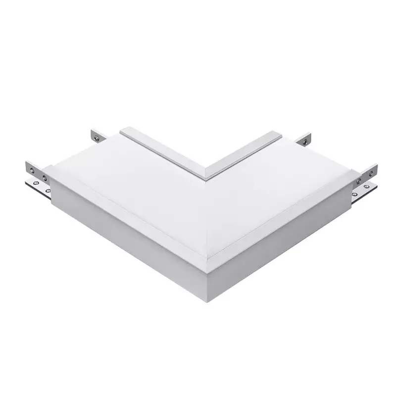 Akciós ár Lineáris LED lámpatest tartozék - L alakú csatlakozó, 10w, 4000K, természetes fehér, 1000lm, 120°, fehér, CRI>80, V-TAC, 395