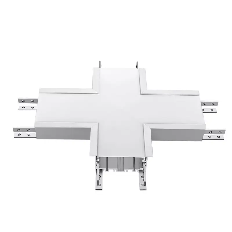 Lineáris LED lámpatest tartozék - X alakú csatlakozó, 16w, 4000K, természetes fehér, 1600lm, 120°, fehér, CRI>80, V-TAC, 399 Gyors szállítás