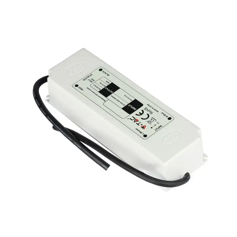 Vízálló LED szalag tápegység 12V, 100-240V, fehér, IP67, V-TAC, 3235 Bestseller