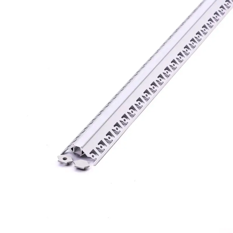 Csak ma LED szalag profil, ezüst/fehér fedő, 2000mm, V-TAC, 3361