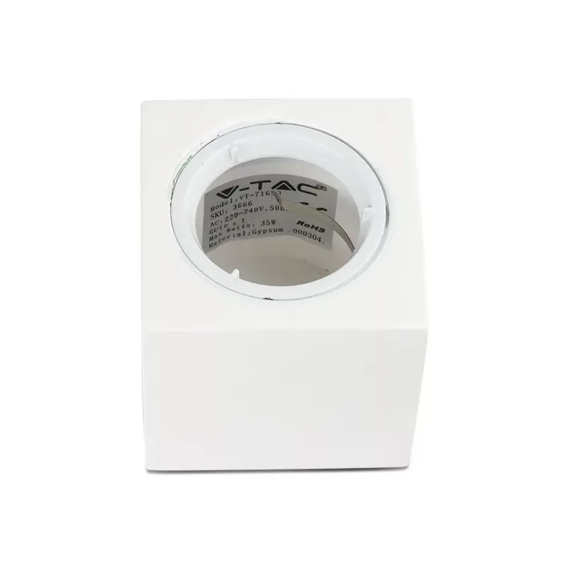Legjobb ár LED mennyezeti lámpatest, GU10, fehér, V-TAC, 3666