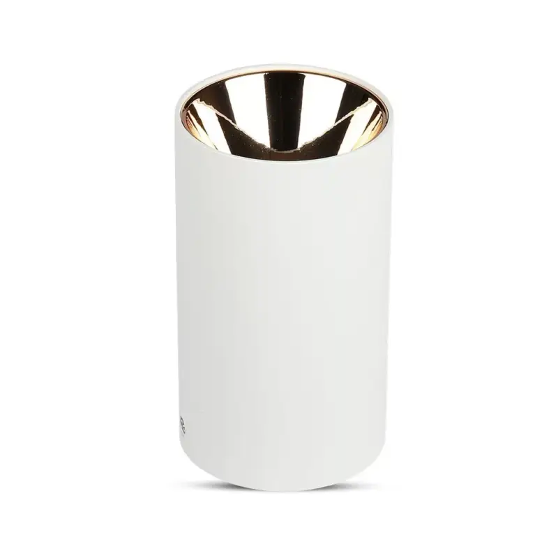 LED kerek mennyezeti lámpatest, GU10, fehér, rózsaarany, V-TAC, 8592 Outlet