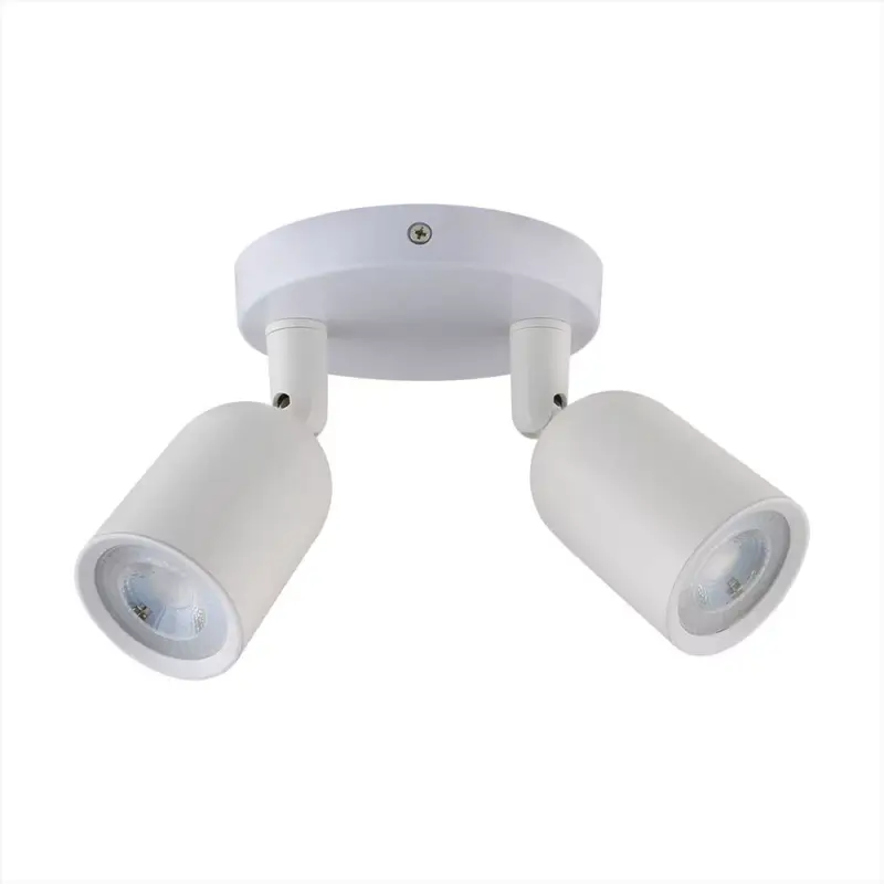 Fali/mennyezeti LED spotlámpa, 2XGU10, fehér, V-TAC, 7981 Újdonság