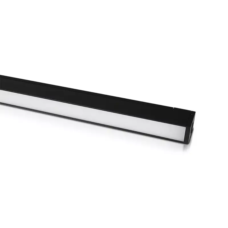 Azonnal elérhető Lineáris LED lámpatest mágneses sínhez 24V, 30w, 3000K, meleg fehér, 2700lm, 100°, fekete, CRI>90, 970mm, V-TAC, 7956