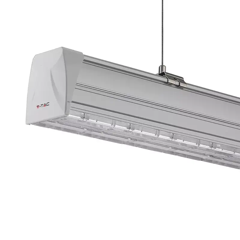 Szezonális akció Függeszthető Lineáris LED lámpatest almodul, 50w, 4000K, természetes fehér, 8000lm, 90°, fehér, CRI>80, dimmelhető, 1700mm, V-TAC, 1363