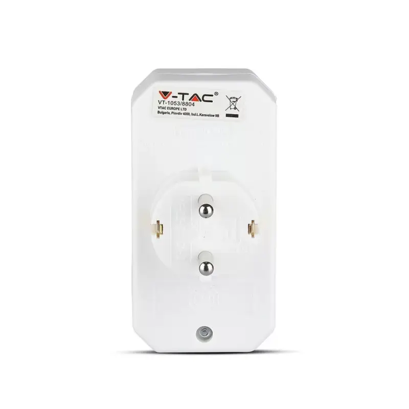 Azonnal elérhető Adapter, fehér, V-TAC, 8804