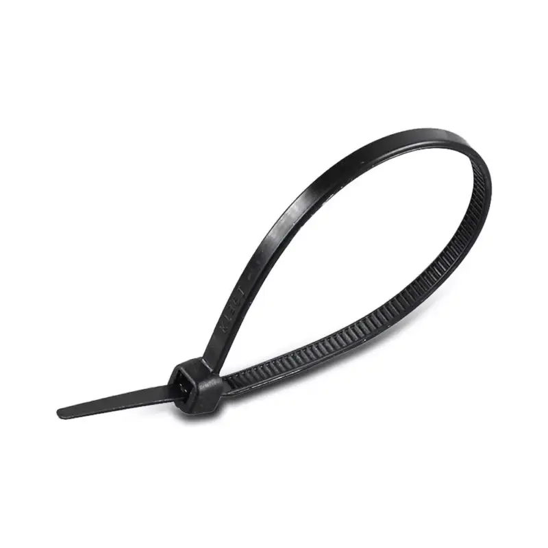 Akció Műanyag kábelkötegelő, fekete, 100 db/csomag, 3,5x300mm, V-TAC, 11170