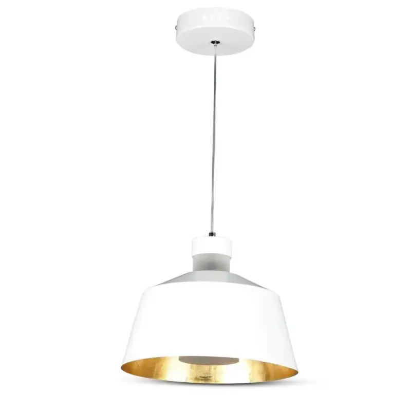 LED függőlámpák ernyővel, 7w, 4000K, természetes fehér, 400lm, 120°, fehér, CRI>80, V-TAC, 3931 Ne maradj le