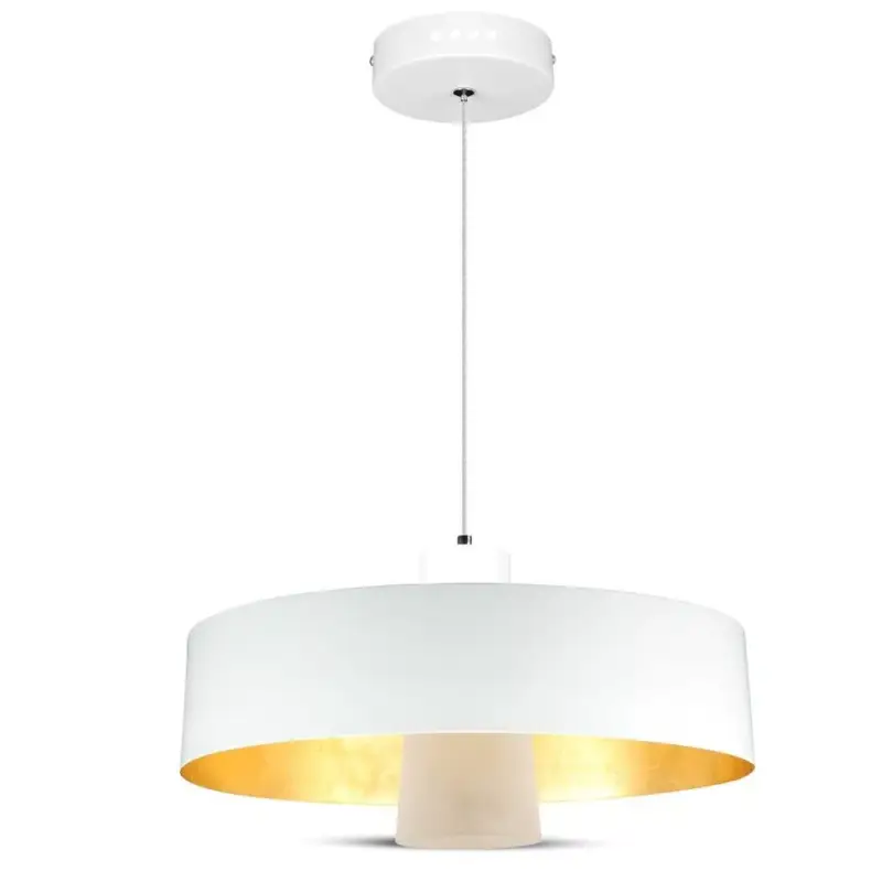 Akció LED függőlámpák ernyővel, 7w, 4000K, természetes fehér, 400lm, 120°, fehér, CRI>80, V-TAC, 3933