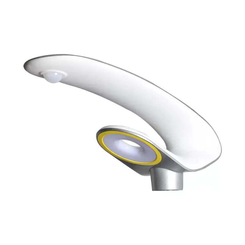 Leszúrható Szolár LED kerti lámpa mozgásérzékelővel, 20w, 4000K, természetes fehér, 2000lm, 120, ezüst, IP65, V-TAC, 5505 Gyors szállítás