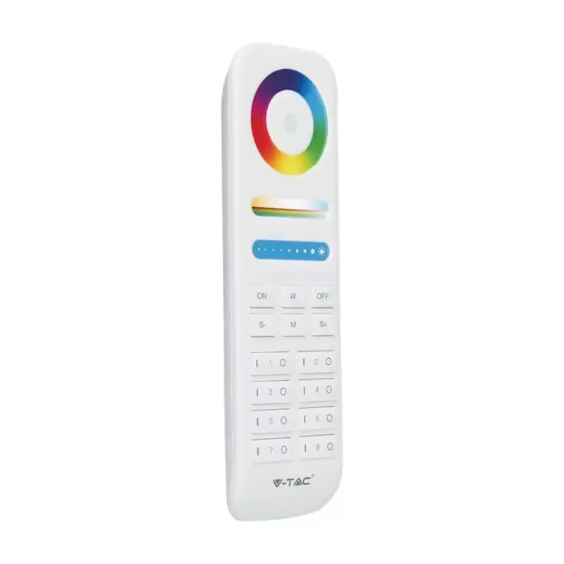 Prémium LED szalag tartozék - Távirányító, fehér, V-TAC, 2921