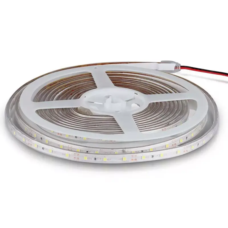 Kültéri LED szalag, 4,2 w, 4000K, természetes fehér, 420 lm/m, 12V, 120°, CRI>80, IP65, V-TAC, 212043 Expressz kézbesítés