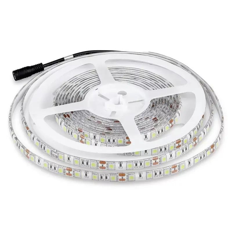 Outlet Kültéri LED szalag, 11 w, 6500K, hideg fehér, 900 lm/m, 12V, 120°, CRI>80, IP65, V-TAC, 212148