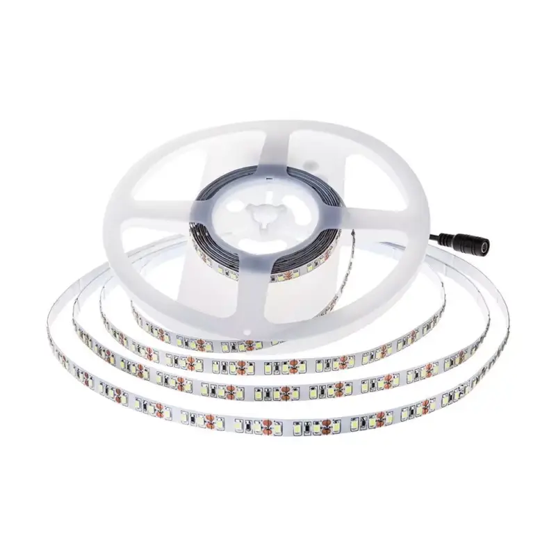 Végkiárusítás Beltéri LED szalag, 8 w, 4000K, természetes fehér, 1100 lm/m, 24V, 120°, CRI>80, V-TAC, 212594