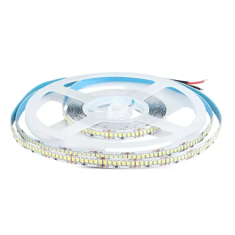 Vásárlói kedvenc Beltéri LED szalag, 18 w, 3000K, meleg fehér, 2430 lm/m, 24V, 120°, CRI>80, V-TAC, 212599