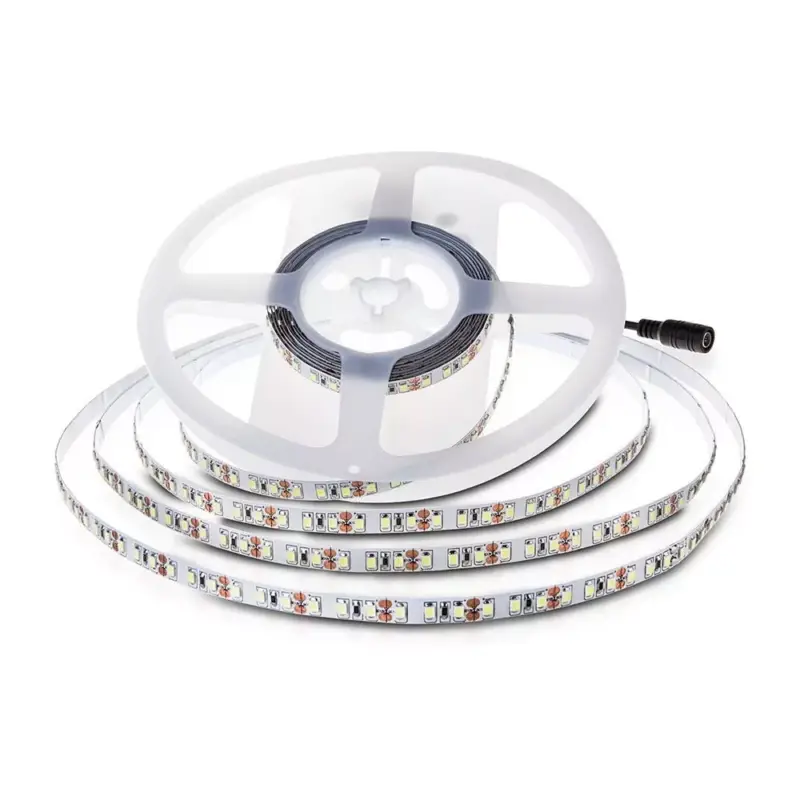 Beltéri LED szalag , 8w, 6500K, hideg fehér, 750 lm/m, 24V, 120°, CRI>80, V-TAC, 212624 Bestseller