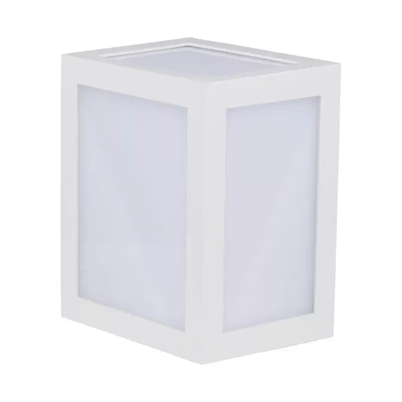 Legnépszerűbb Kültéri LED fali lámpa négyzet alakú, 12w, 3000K, meleg fehér, 1250lm, 170°, fehér, CRI>80, IP65, V-TAC, 218334