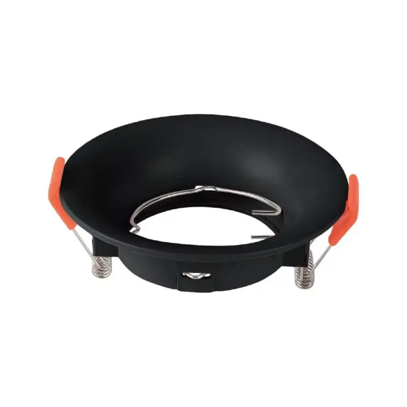 Ajánlat LED spotlámpa keret kerek, GU10, fekete, V-TAC, 6633