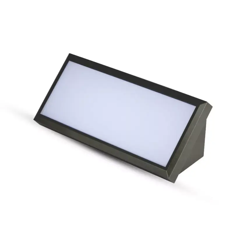 Expressz kézbesítés Kültéri LED fali lámpa, 12w, 3000K, meleg fehér, 1250lm, 110°, fekete, CRI>80, IP65, V-TAC, 6807