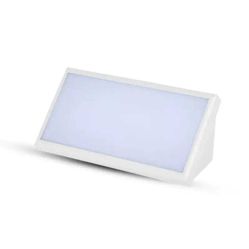 Kültéri LED fali lámpa, 20w, 4000K, természetes fehér, 2045lm, 90°, fehér, CRI>80, IP65, V-TAC, 6817 Outlet