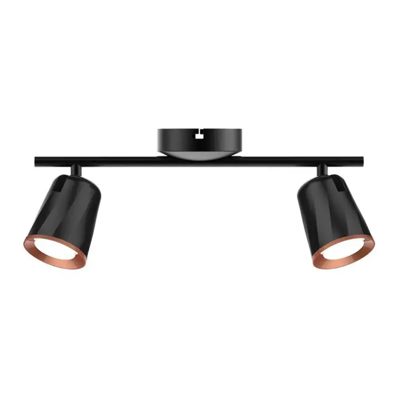 LED fali spot lámpa fej, 10w, 3000K, meleg fehér, 1080lm, 100°, fekete, V-TAC, 218255 Népszerű