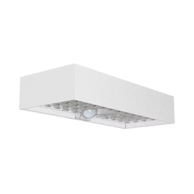 Biztonságos fizetés Szolár LED fali lámpa mozgásérzékelővel, 6w, 4000K, természetes fehér, 900lm, 140°x70°, fehér, IP65, V-TAC, 10308